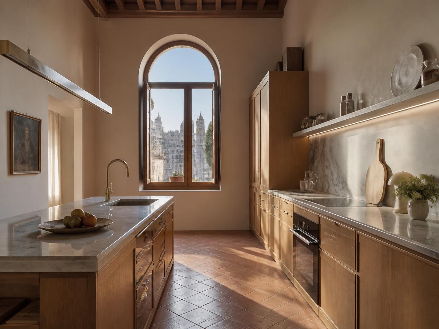 Cucina ristrutturata in centro storico a Bassano del Grappa